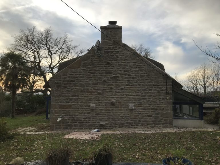 chantier chaumière Bannalec