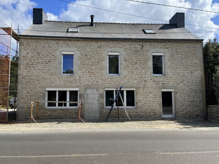 chantier jointoiement a la chaux avant pendant 1 - Accueil - Quimper Brest